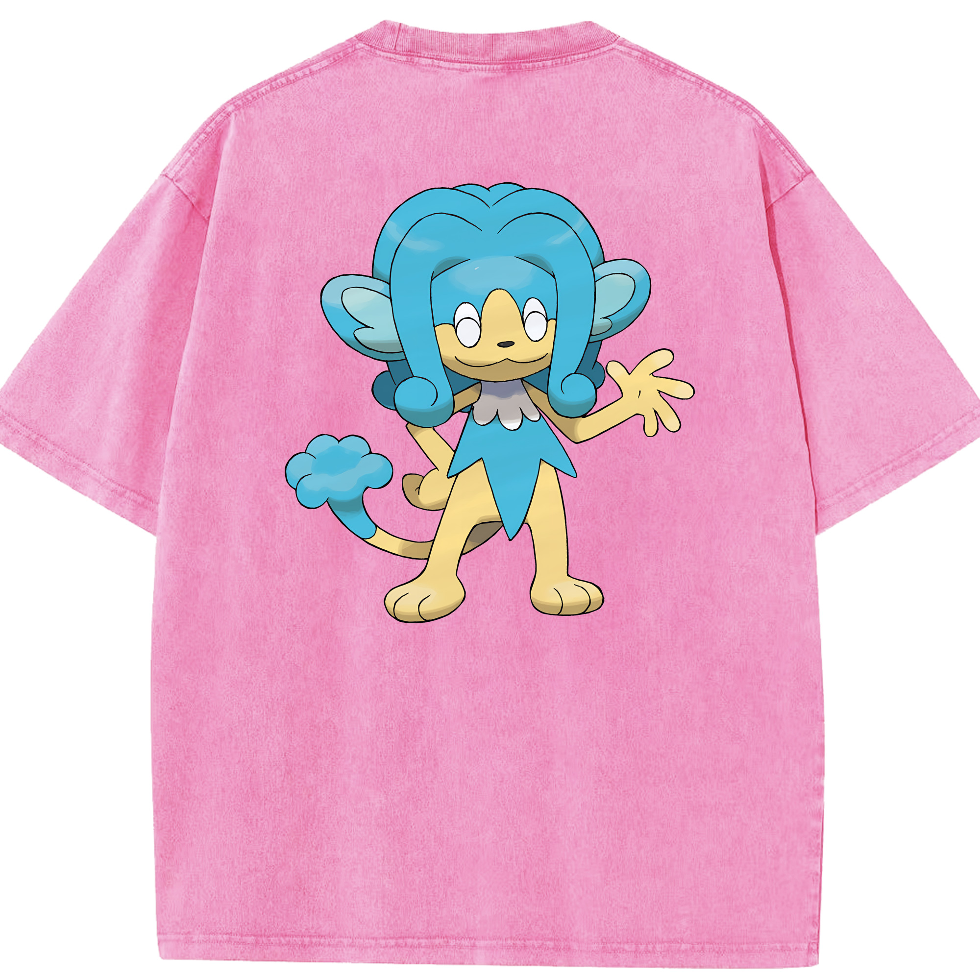（画像用） ポケットモンスター Pokémon 綿100% ヴィンテージ風 半袖Tシャツ（背面プリント）